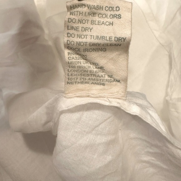 Anthropologie Forever That Girl Mini Dress Size XL White Spaghetti Straps Flowy - Picture 13 of 15